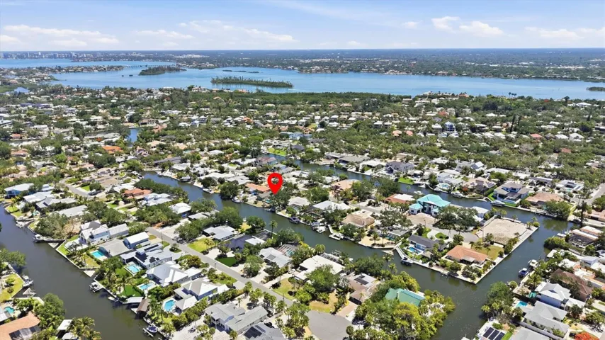 Red Marker = 5108 Sandy Shore Avene