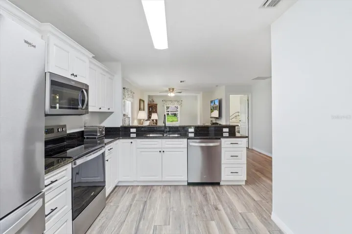 NEW Updated Kitchen w/ White Cabinets, Granite Countertops & Stainless Steel Appliances