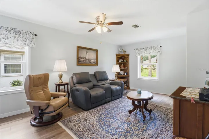 Living Room...FRESHLY Painted Interior & NEW Luxury Vinyl Planking Throughout
