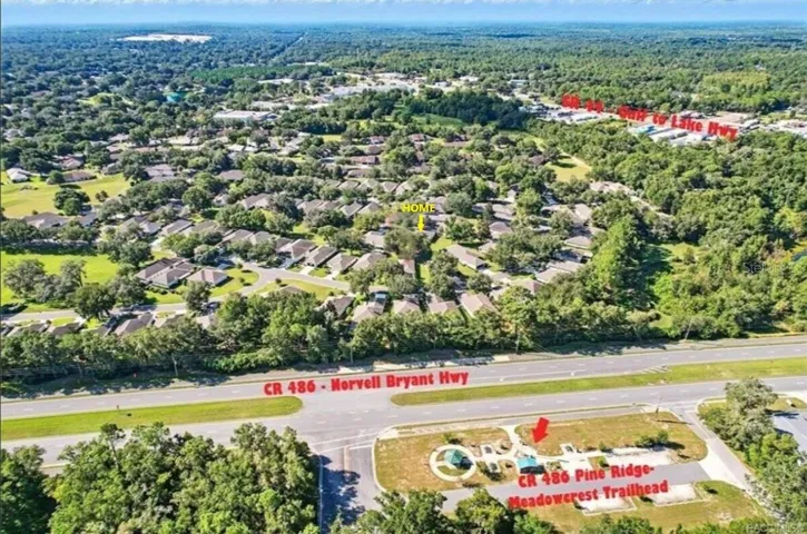 Meadowcrest is Nestled Between CR 486 & SR44 for Shopping, Restaurants & Medical Facilities