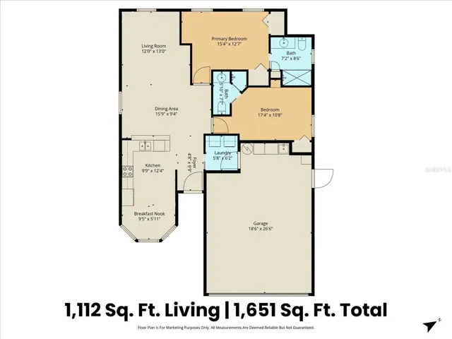 Floor Plan...2 BD/2 BA