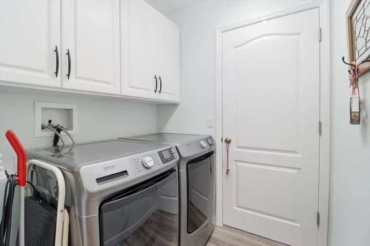 Laundry Room w/ Upper Cabinets
