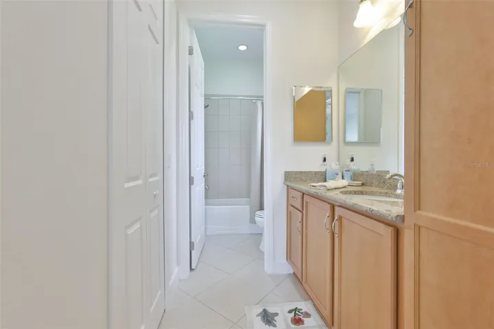Walk in closet, lots of storage and granite counter tops.