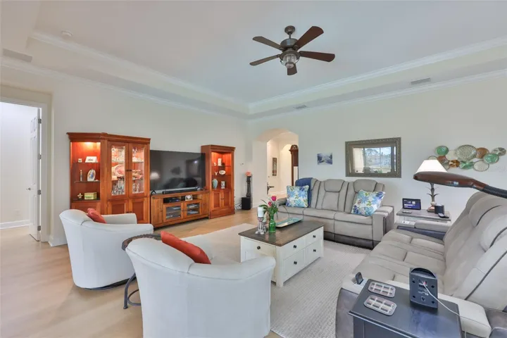 Most of furniture stays with the home.