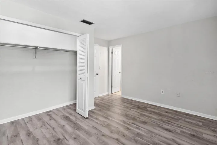 Bedroom Suite 3 with large wall closet.