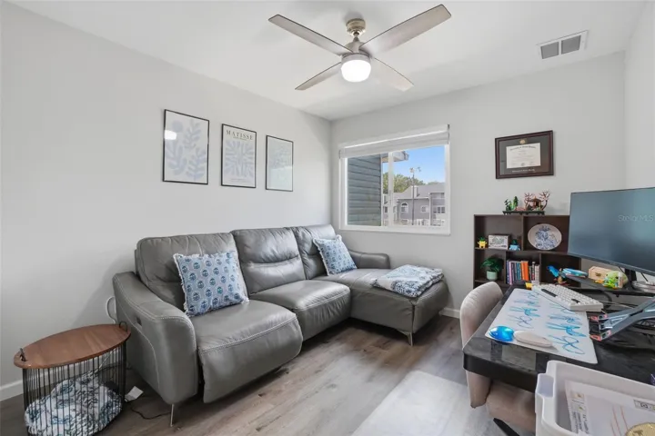 Downstairs guest room