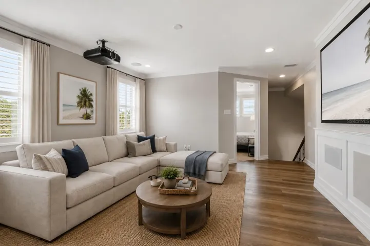 Virtually Staged - Loft Area