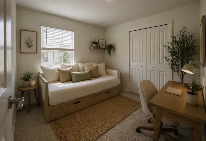 Bedroom 2 - virtually staged.