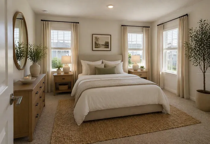Bedroom 3 - virtually staged.