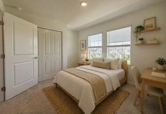 Bedroom 3 - virtually staged.