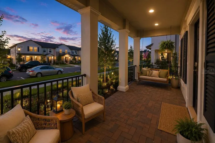 Front Porch - virtually staged.