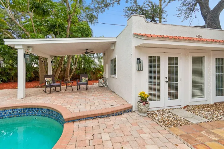 Backyard and Guest house