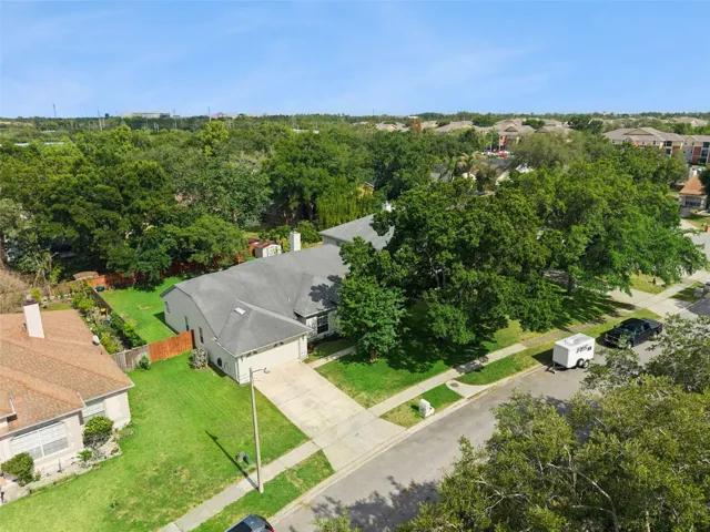 Nestled on a quiet, low-traffic cul-de-sac street, this beautiful Oviedo property features a clean two-car garage and classic architectural appeal.