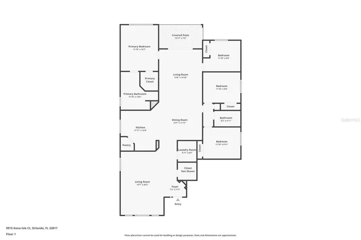 Floor Plan with measurements