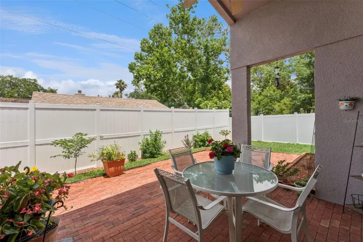Beautiful covered patio