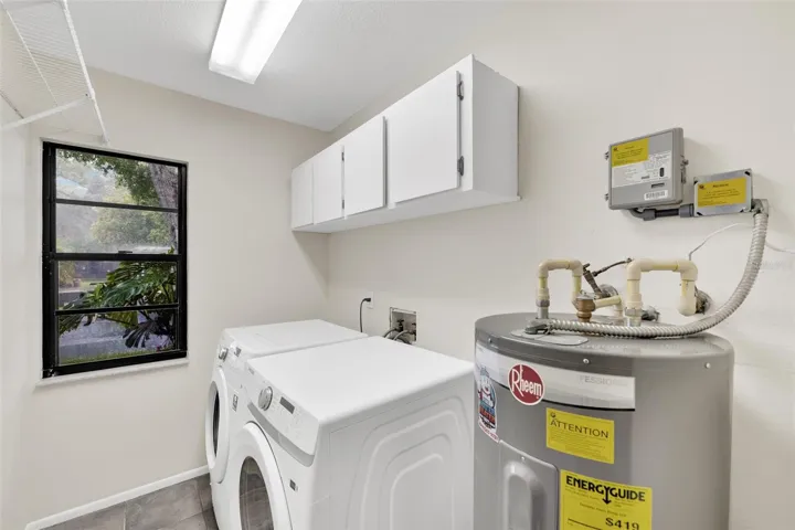 Inside laundry room