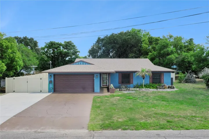 Front Yard with expanded drive way