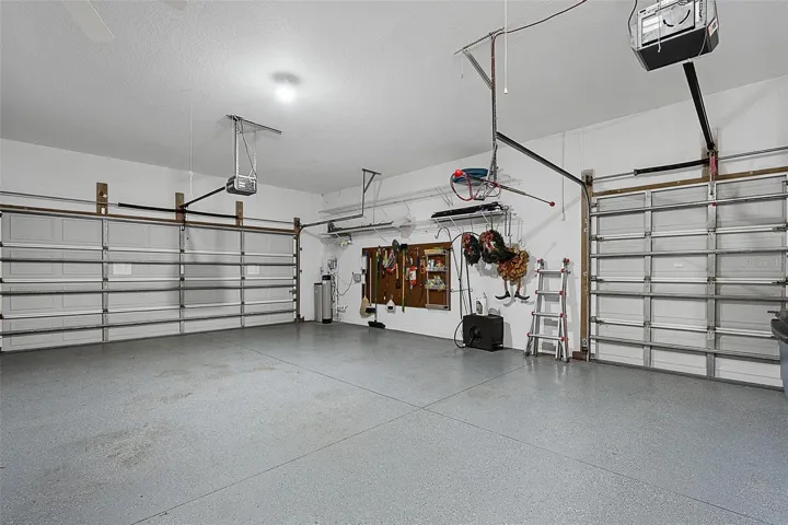Oversized garage with room for golf cart
