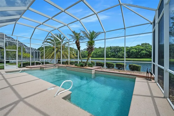 Pool and spa with a view