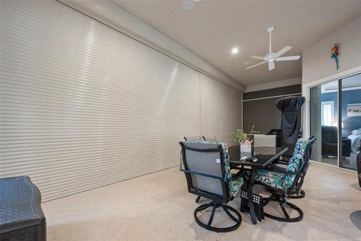 Electric hurricane shutters