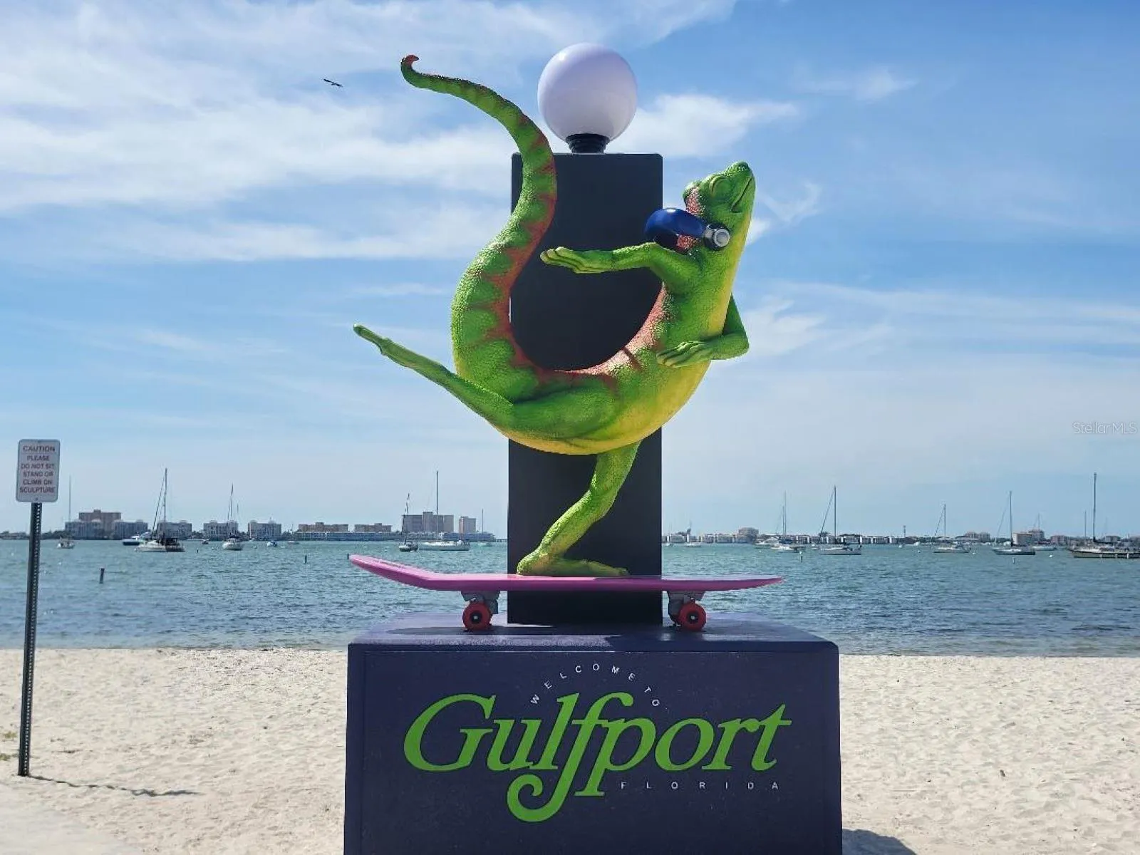 THE 'GECKO' - GULFPORT'S MASCOT