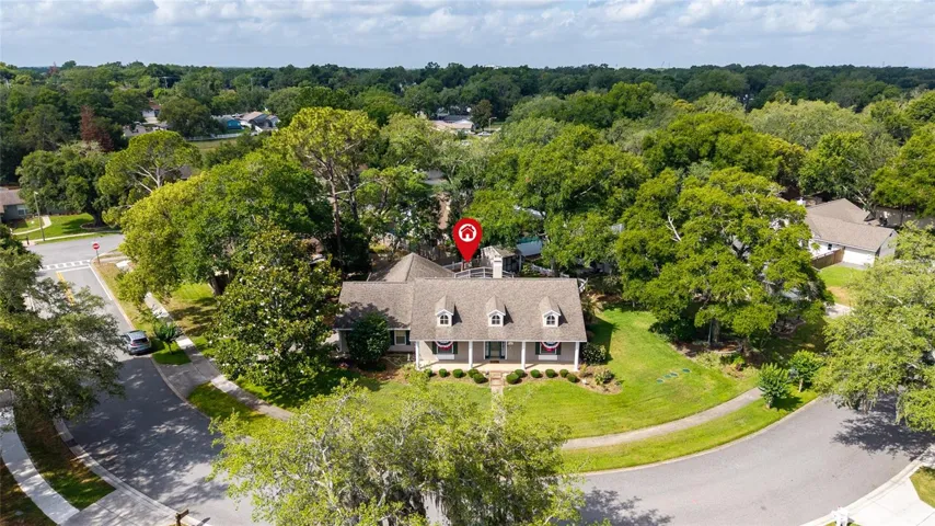 Walkable neighborhood with lots of trees