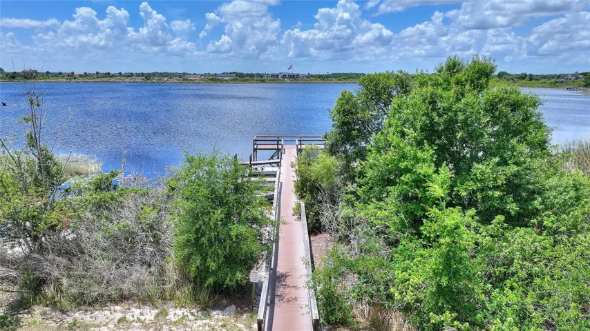 Lake and community dock