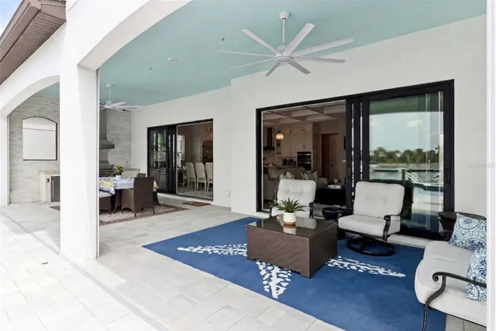 outside seating area