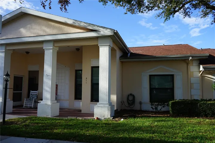 front of building