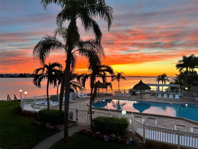 Evening view from your balcony