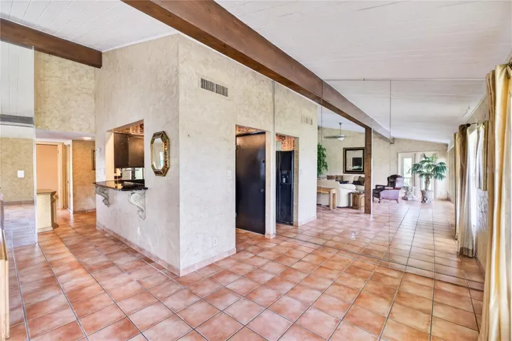 Dining area adjacent to the kitchen.