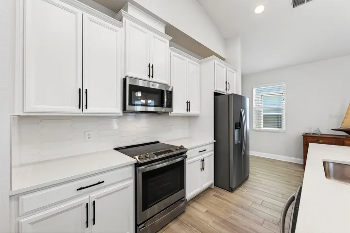 Tiled Backsplash.