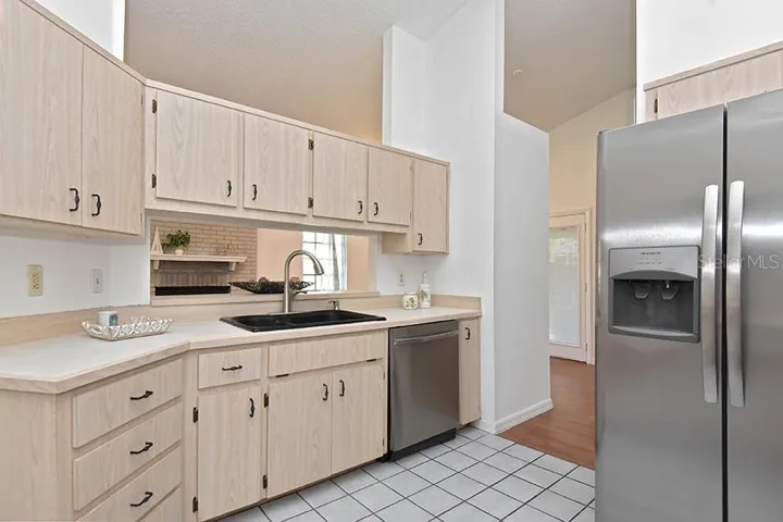 Open concept kitchen