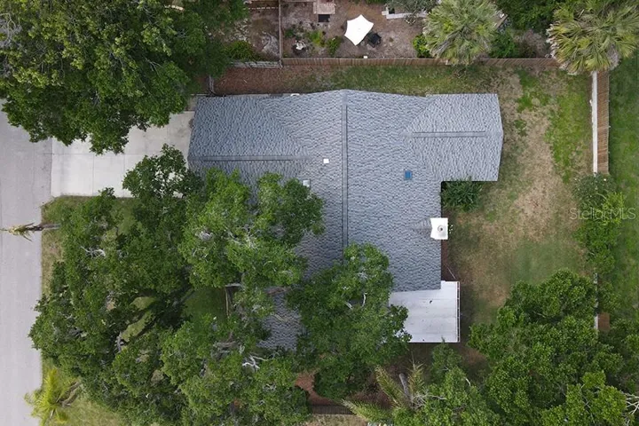 Large lot with mature trees