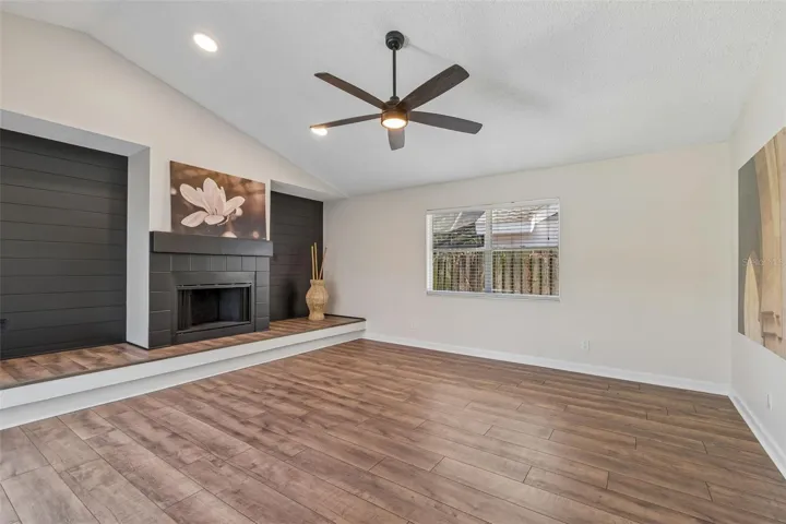 Family Room with Fireplace