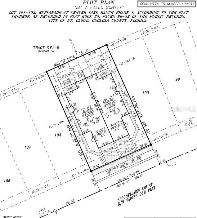 5380 Spoonflower Court Plot Plan
