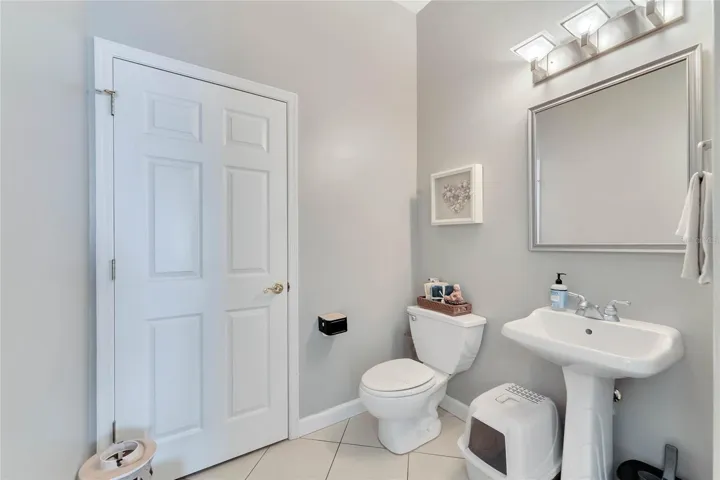 Half bath downstairs