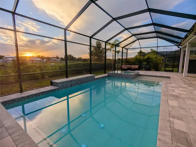 Resort Style Pool and Screened Lanai