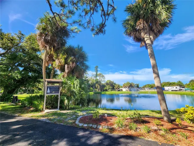 many lakes in community and a park