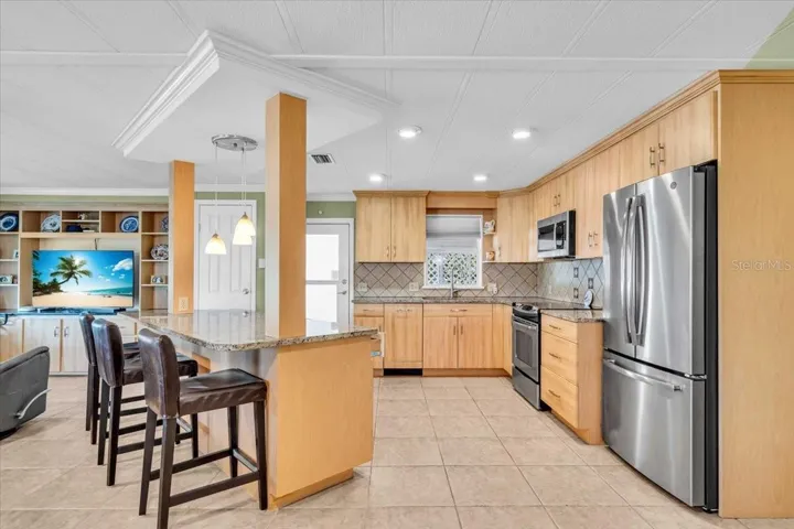 Custom kitchen with island