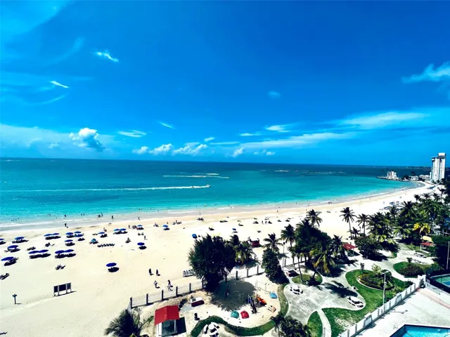 Coral beach area