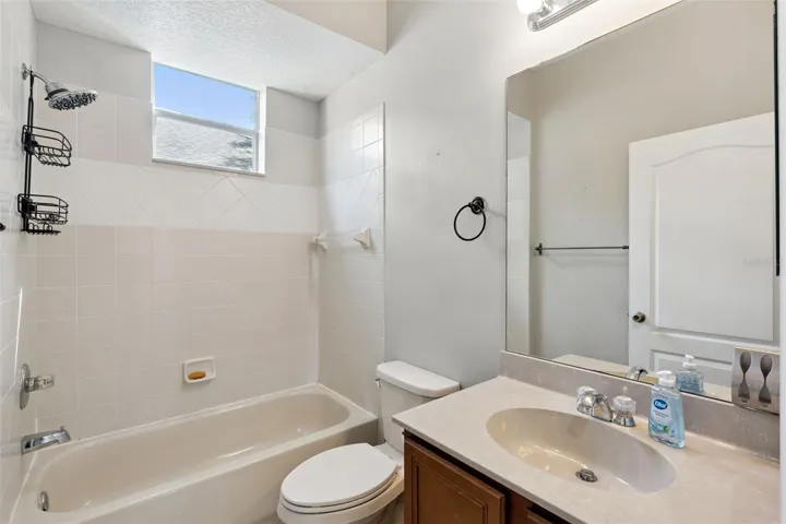 Thoughtfully designed guest and secondary bathroom spaces throughout the home.