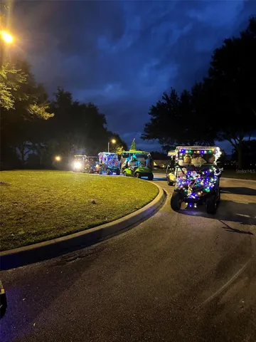 Sorrento Springs is known for its active community culture and neighborhood traditions. This is the Christmas parade finished up with cookies with Santa and the Grinch.