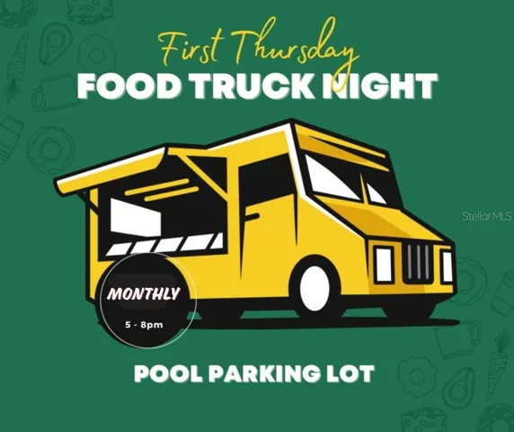 Monthly food truck nights bring neighbors together throughout the year.
