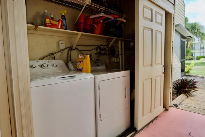 Laundry Closet by the front door.