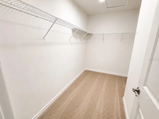Primary walk in closet