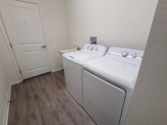 Laundry area