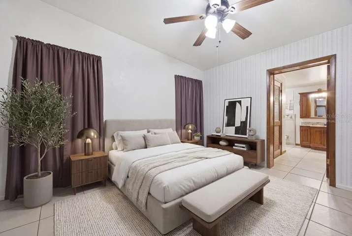 Primary Bedroom Virtually Staged