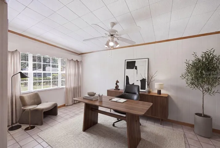 Family Room virtually Staged