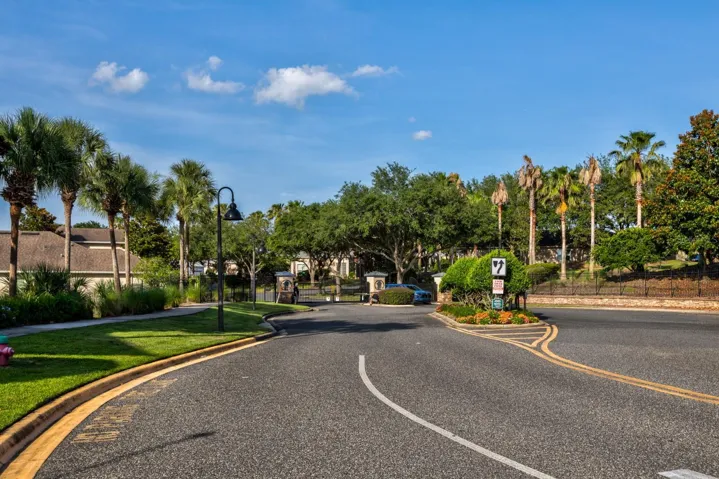 Entry to gated community